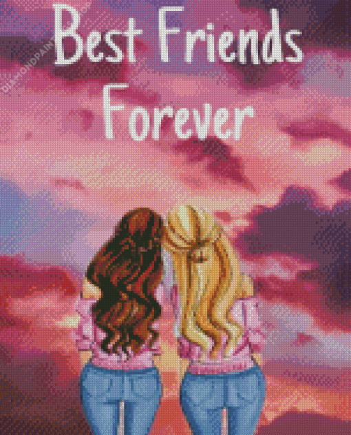 Best Friends Forever diamond painting