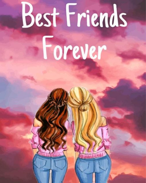 Best Friends Forever diamond painting