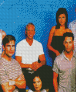 Beverly Hills 90210 Serie Actors diamond painting