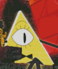 Bill Cipher diamond painting