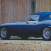 Blue Jaguar Type 1 Car diamond painting