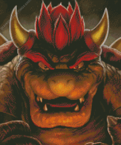 Bowser Mario Character diamond painting