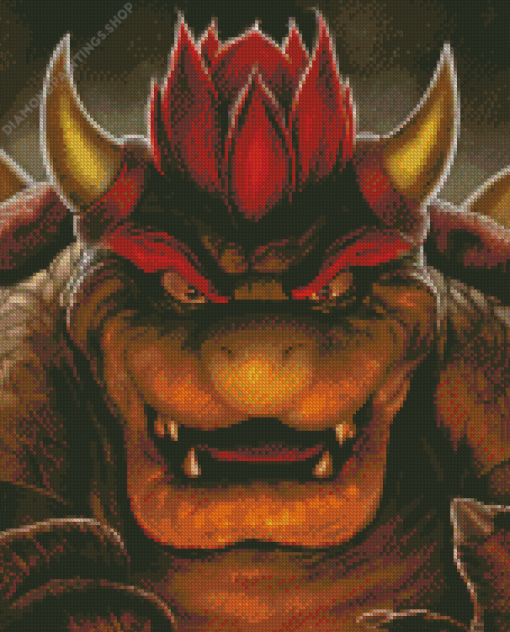 Bowser Mario Character diamond painting