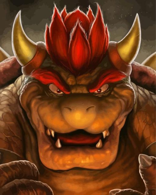 Bowser Mario Character diamond painting