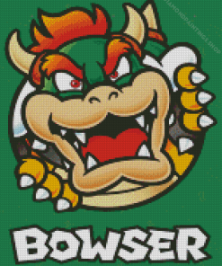 Bowser diamond painting