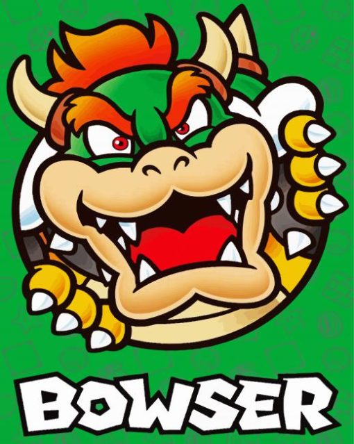 Bowser diamond painting