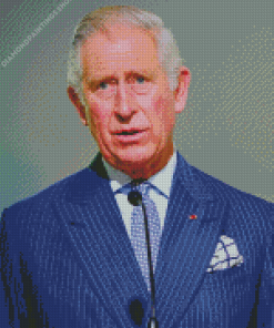 Charles Prince Of Wales diamond painting