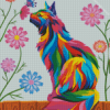 Colorful Cat Art diamond painting