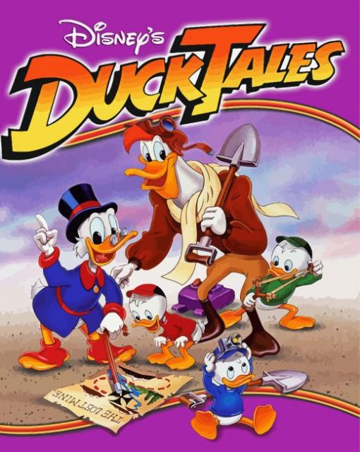 Disney 80s Cartoon Ducktales diamond painting