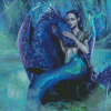 Dragon And Mermaid diamond painting