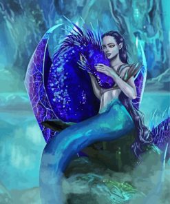 Dragon And Mermaid diamond painting