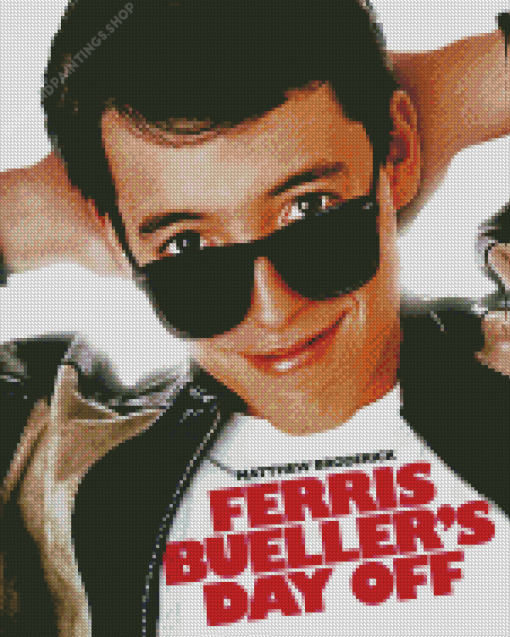Ferris Buellers Day Off Character Poster diamond painting