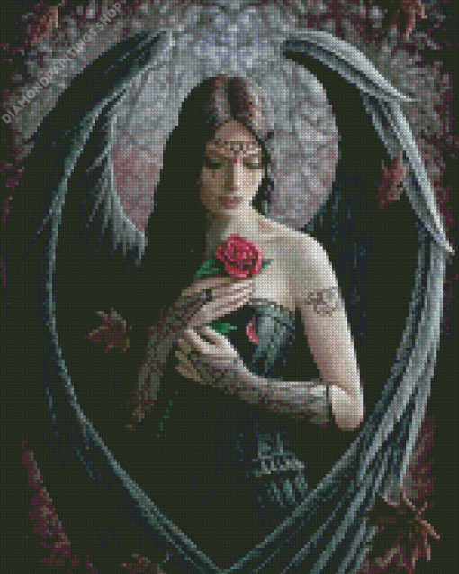 Gothic Angel diamond painting