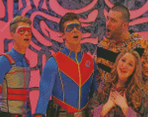 Henry Danger Characters diamond painting