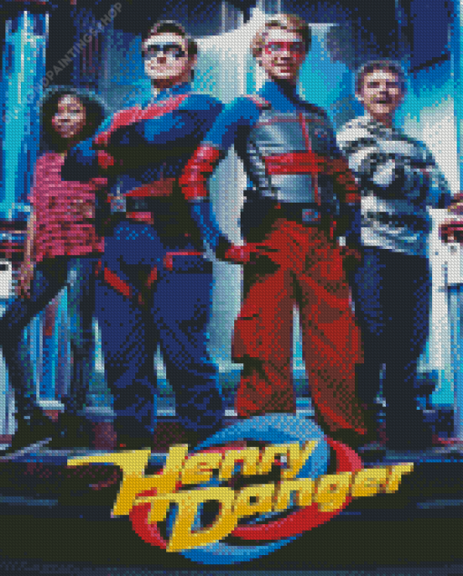 Henry Danger Serie Characters diamond painting