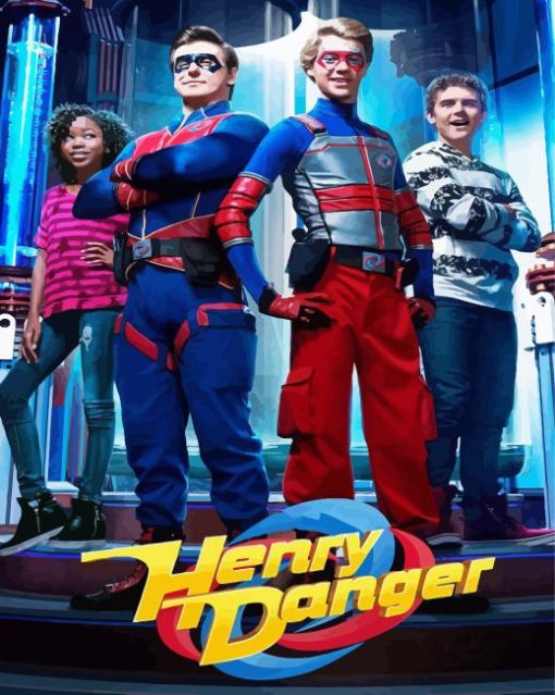 Henry Danger Serie Characters diamond painting