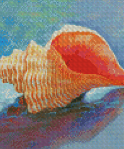 Horse Conch Shell diamond painting