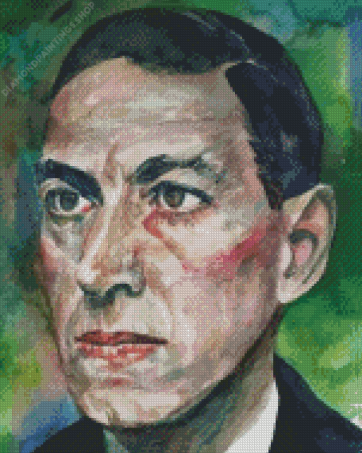 Howard Phillips Lovecraft Portrait diamond painting