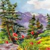 Indian Paintbrush By Anne Gifford diamond painting