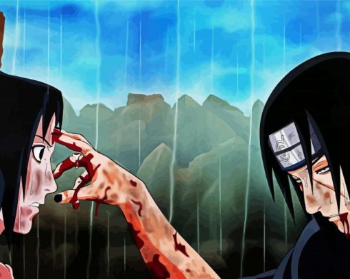 Itachi And Sasuke Naruto diamond painting