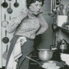 Julia Child Cooking diamond painting