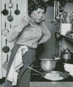 Julia Child Cooking diamond painting