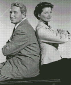 Katharine Hepburn And Spencer Tracy diamond painting