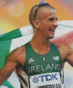 Kevin Heffernan Irish Race Walker diamond painting