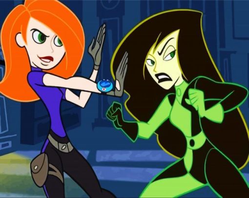 Kim Possible And Shego diamond painting