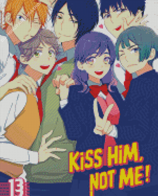 Kiss Him Not Me Poster diamond painting