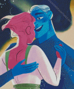 Lore Olympus Hades And Persephone Dancing diamond painting