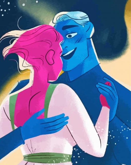 Lore Olympus Hades And Persephone Dancing diamond painting