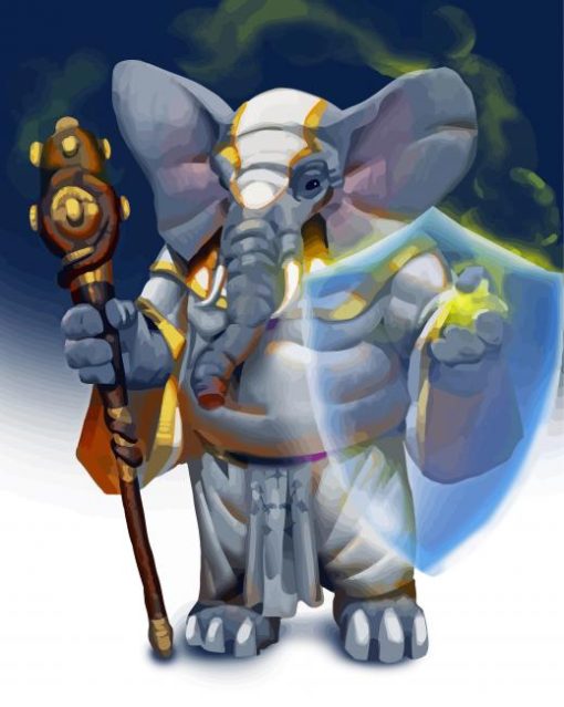 Loxodon DND Character Art diamond painting