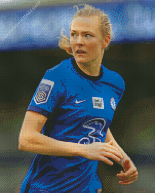 Magdalena Eriksson Soccer Player diamond painting