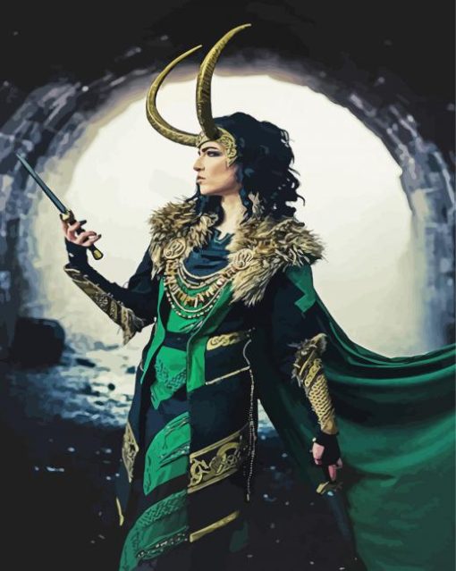 Marvel Lady Loki diamond painting