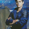 Matthew Daddario Alec Lightwood diamond painting