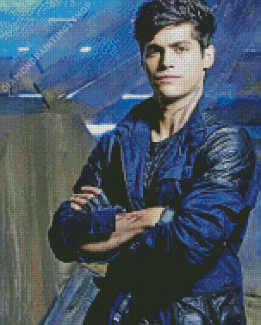 Matthew Daddario Alec Lightwood diamond painting