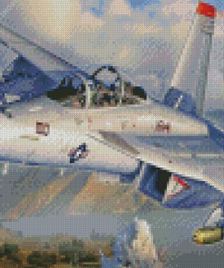 McDonnell Douglas FA 18 Hornet Plane diamond painting
