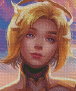 Mercy From Overwatch diamond painting