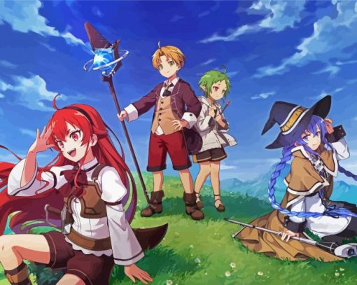 Mushoku Tensei Characters diamond painting