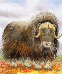 Musk Ox Art diamond painting