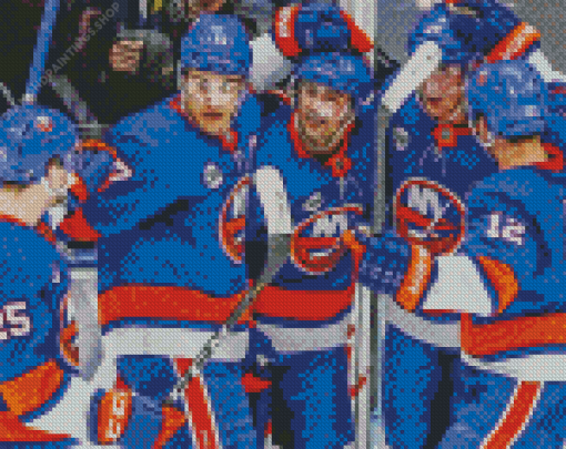 New York Islanders Hockey diamond painting
