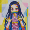 Nezuko Kamado Pop Art diamond painting