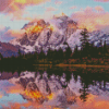 North Cascades National Park Reflection diamond painting