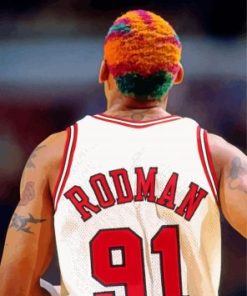 Player Dennis Rodman diamond painting