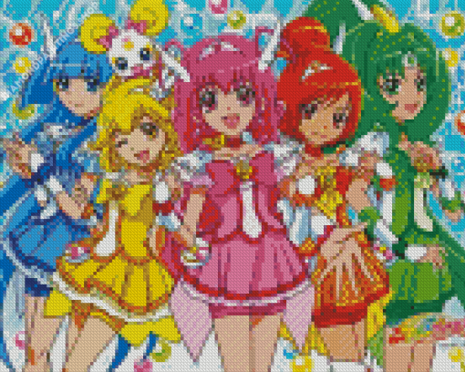 Pretty Cure Illustration diamond painting