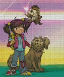 Punky Brewster Characters Art diamond painting