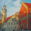 Ravensburg City Buildings diamond painting