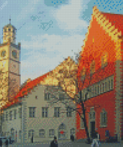 Ravensburg City Buildings diamond painting