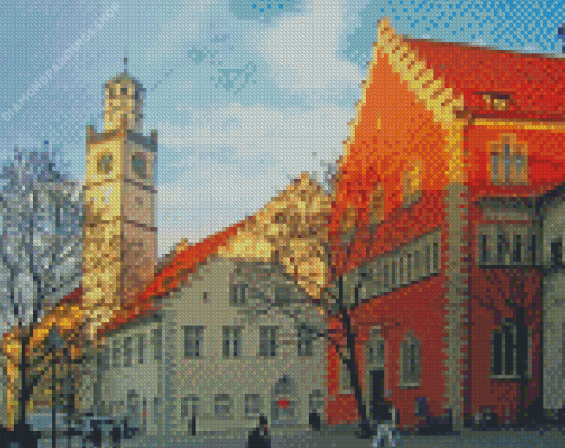 Ravensburg City Buildings diamond painting